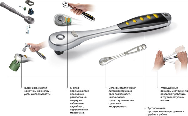 Изображение товара Универсальный набор инструментов Inforce 06-07-11 (46 предметов)
