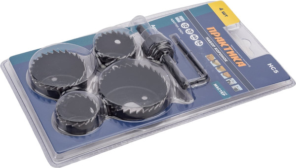 Изображение товара Набор коронок ПРАКТИКА Мастер / 773-255 (4шт)