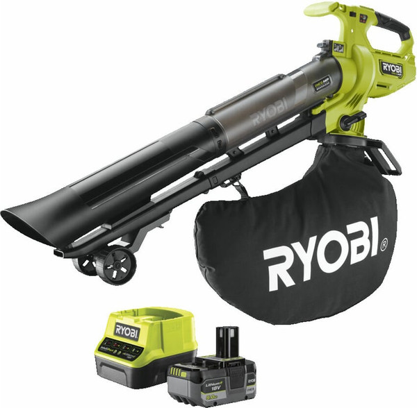 Изображение товара Воздуходувка аккумуляторная Ryobi RY18BVXA-150 (5133005666)