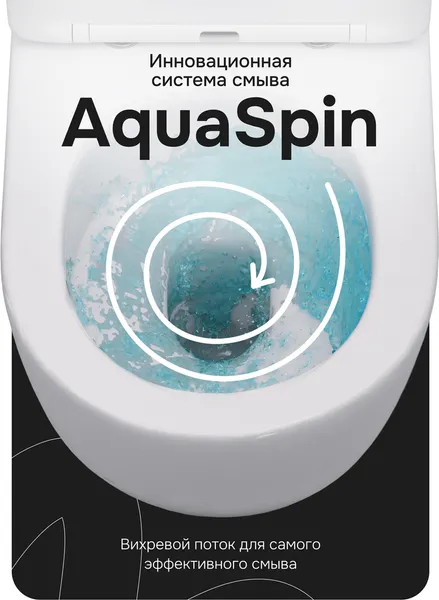 Изображение товара Унитаз подвесной AM.PM Like AquaSpin 2.0 C801901SC (с сиденьем)