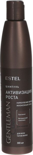 Изображение товара Шампунь для волос Estel Professional Curex Gentleman активизирующий рост волос (300мл)