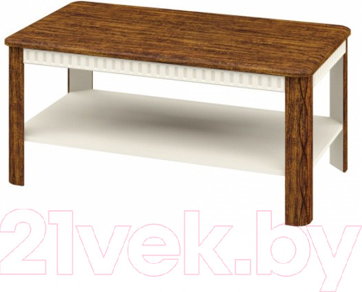 Изображение товара Журнальный столик Мебель-Неман Марсель МН-126-10 (крем/дуб кантри)