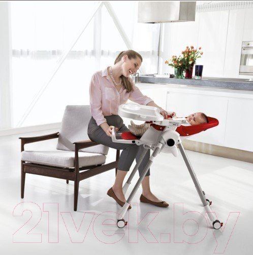 Изображение товара Стульчик для кормления Peg-Perego Prima Pappa Follow Me (Wonder Grey)