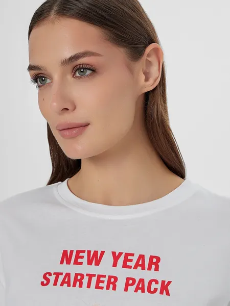 Изображение товара Пижама Mark Formelle 592591 (р.164/170-92-98, белый/зеленая клетка виши)