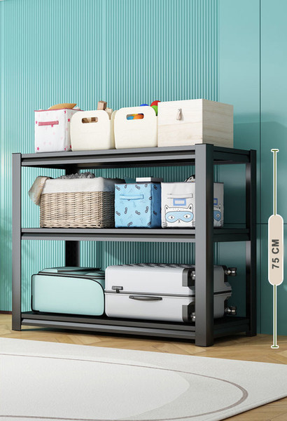 Изображение товара Стеллаж металлический Modular Shelving 70x30x75B (полка мдф)