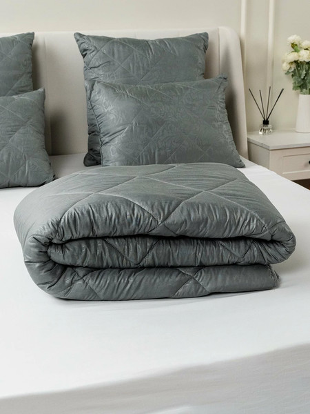 Изображение товара Одеяло АЭЛИТА Камасутра Ажур Всесезонное 200x220 (серый)