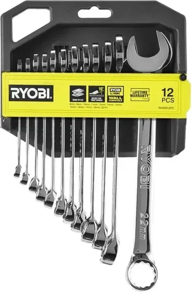 Изображение товара Набор ключей Ryobi RHWR12PC (5132006066)