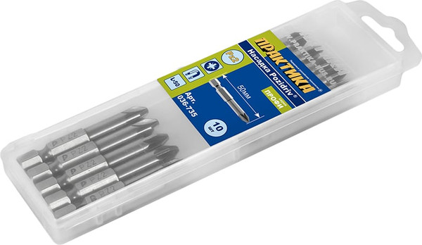 Изображение товара Набор бит ПРАКТИКА Профи / 036-735 (10шт)