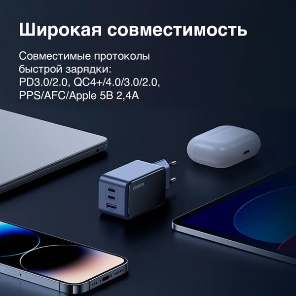Изображение товара Адаптер питания сетевой Ugreen Nexode S 65W / 35042