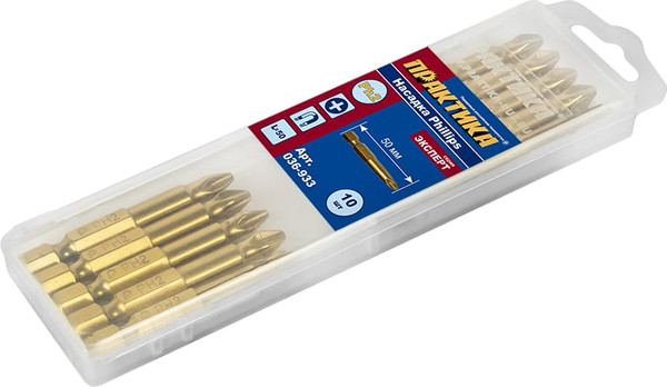 Изображение товара Набор бит ПРАКТИКА Эксперт / 036-933 (10шт)