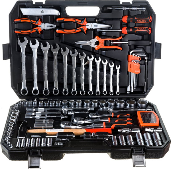 Изображение товара Универсальный набор инструментов Gigant GAS-131S (131 предмет)