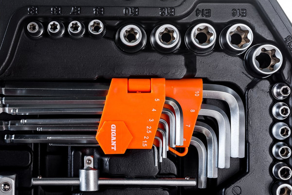 Изображение товара Универсальный набор инструментов Gigant GAS-143 (143 предмета)