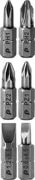Изображение товара Набор бит ПРАКТИКА Профи / 036-551 (6шт)