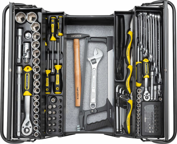Изображение товара Универсальный набор инструментов Inforce 06-25-08 (131 предмет)