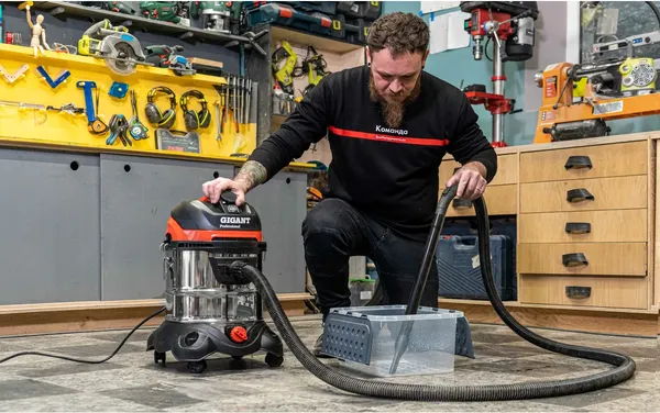 Изображение товара Профессиональный пылесос Gigant Строительный GPS-VC-20