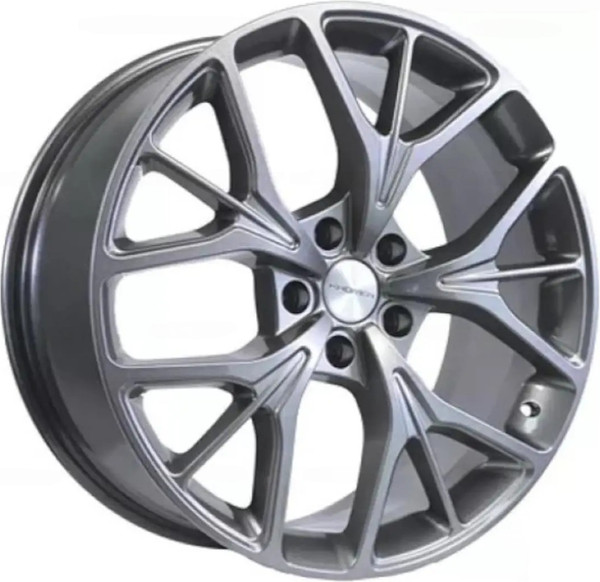 Литой диск Khomen KHW2012 FAW Bestune T99 20x8" 5x114.3мм DIA 67.1мм ET 45мм (Gray) — фото 3