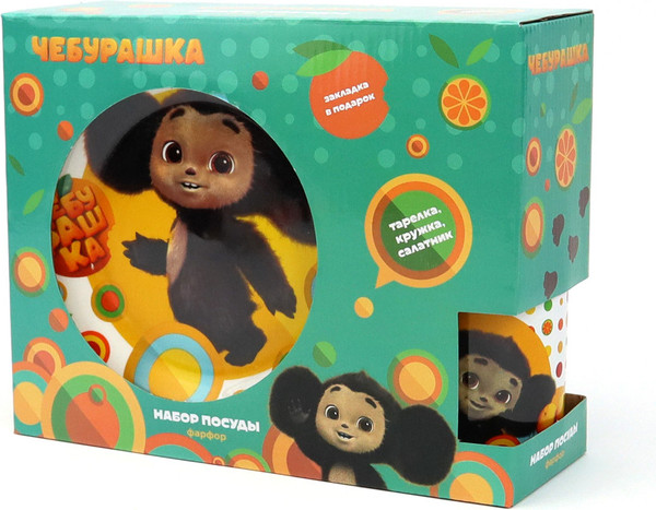 Изображение товара Набор столовой посуды ND Play Чебурашка 309844