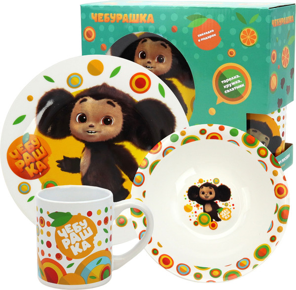 Изображение товара Набор столовой посуды ND Play Чебурашка 309844