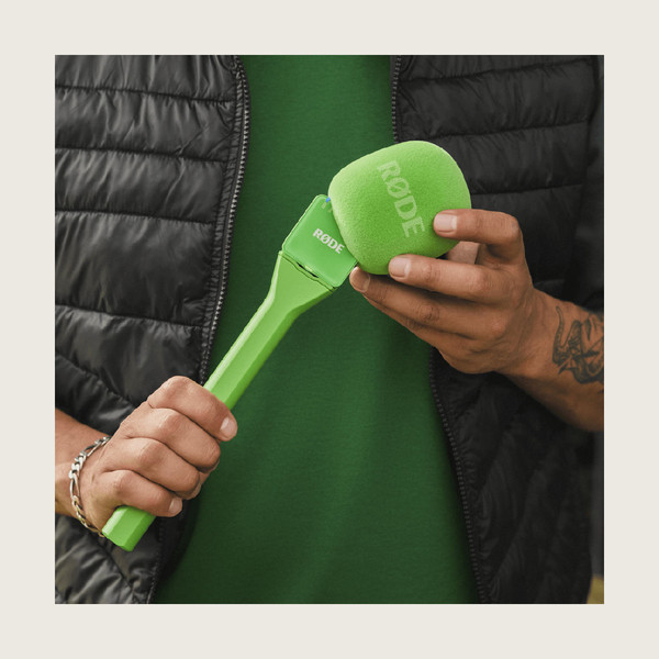 Изображение товара Держатель для микрофона Rode Interview GO (зеленый)