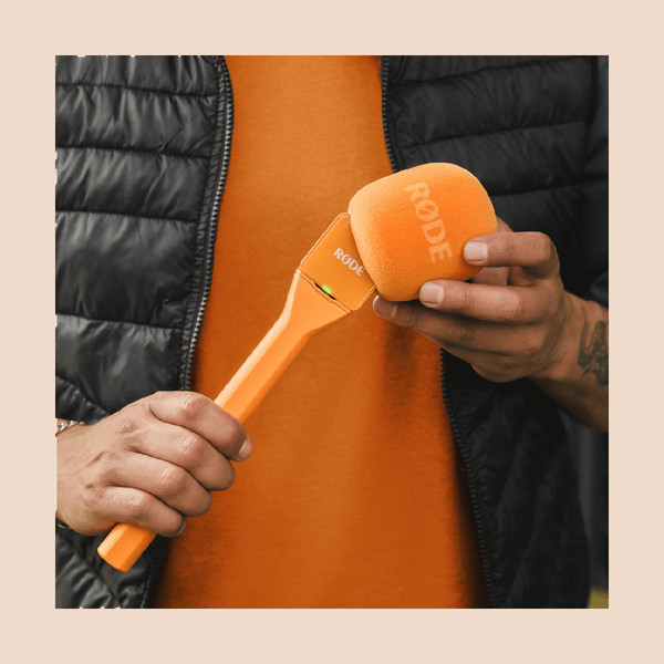 Изображение товара Держатель для микрофона Rode Interview GO (оранжевый)