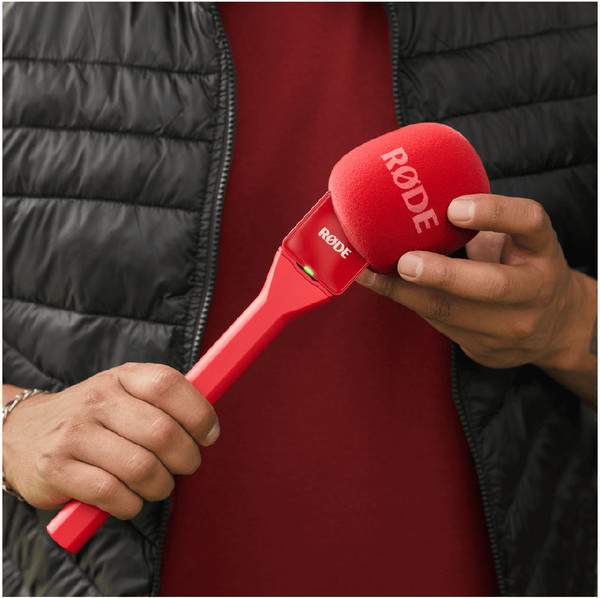 Изображение товара Держатель для микрофона Rode Interview GO (красный)