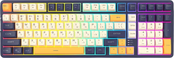 Изображение товара Клавиатура Ritmix RKB-602BL (темно-синий)