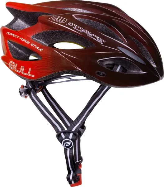 Изображение товара Защитный шлем FORCE Bull Hue Mips 90292912-F (р.L/XL, черный/красный)