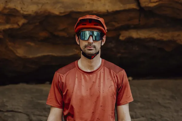 Изображение товара Защитный шлем FORCE MTB Ibex 90299921-F (р.L/XL, оранжевый матовый)