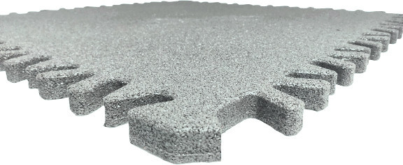 Изображение товара Резиновая плитка Rubtex Puzzle 500x500x20 2м2 (4шт, серый)