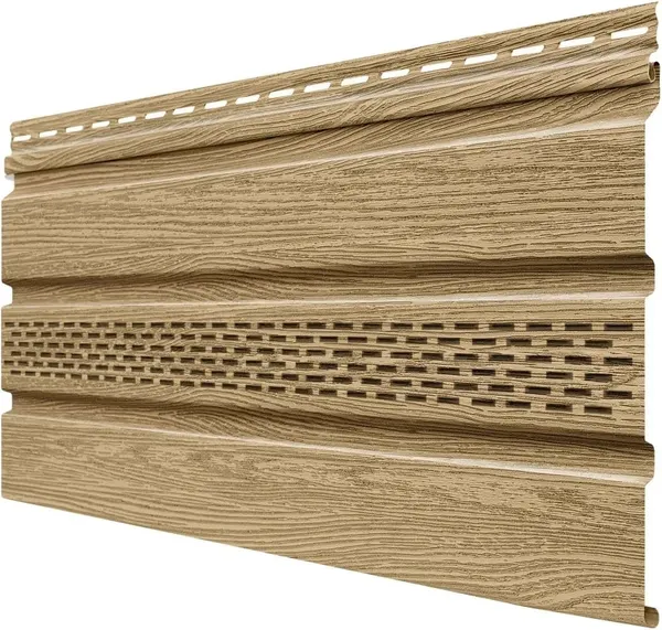 Изображение товара Софит для крыши Технониколь Фактур частично перфорированный 4706362 (3м, сосна)