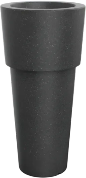 Изображение товара Кашпо БЕРКАНО Ray 100 / 220_077_24V (Black Granite)