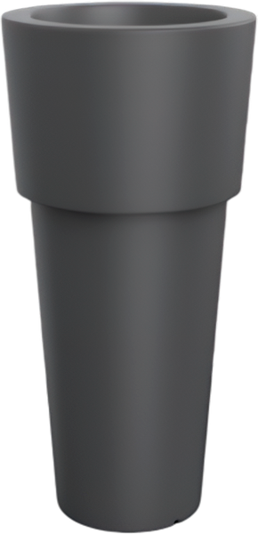 Изображение товара Вазон БЕРКАНО Ray 100 DB / 220_077_14 (Graphite)