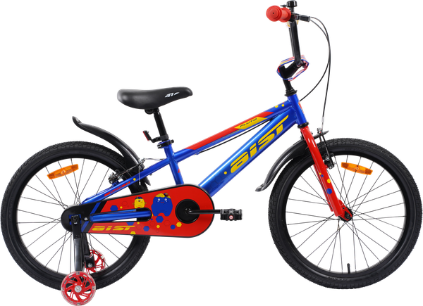 Изображение товара Детский велосипед AIST Pluto 16 2026 (синий, разобранный, в коробке)