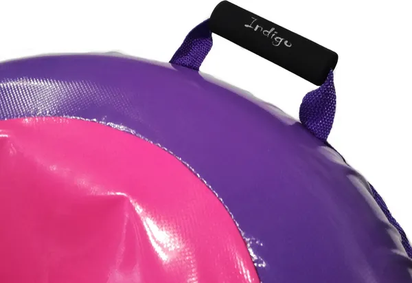 Изображение товара Тюбинг-ватрушка Indigo Sport Карамелька SM-244 (95см, розовый/фиолетовый)