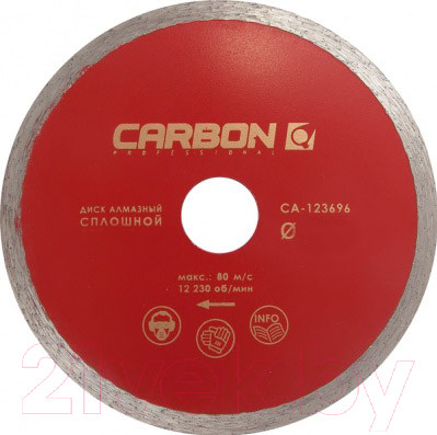 Изображение товара Отрезной диск алмазный Carbon CA-123719