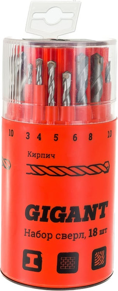 Изображение товара Набор сверл Gigant G-11120 (18шт)