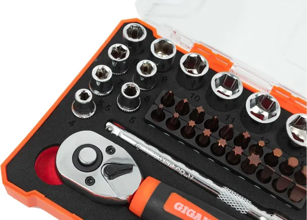 Изображение товара Набор головок, бит Gigant GSBR-1/4