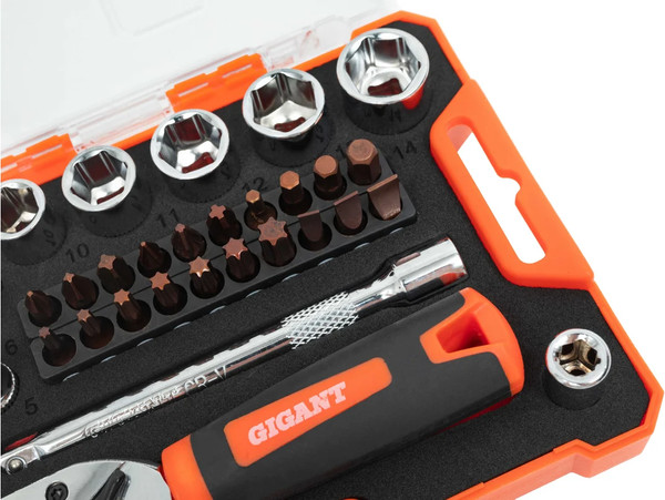 Изображение товара Набор головок, бит Gigant GSBR-1/4