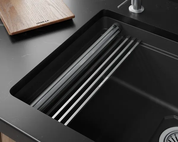 Изображение товара Мойка кухонная GRANULA KS-5505RU (черный)