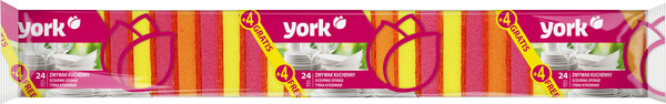Изображение товара Набор губок для мытья посуды York 030140 (28шт)