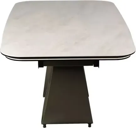 Изображение товара Обеденный стол Signal Infinity 160-240x95 (Ceramic бежевый Taj Mahal/медный)