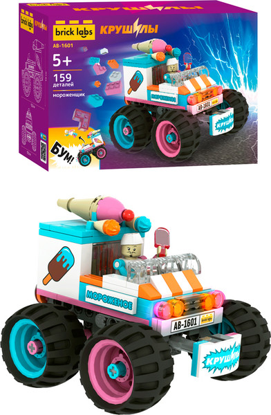 Изображение товара Конструктор Brick Labs Крушилы: Мороженщик AB-1601