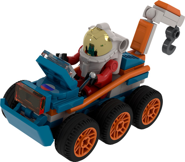 Изображение товара Конструктор Brick Labs Космос: Багги / AB-1318