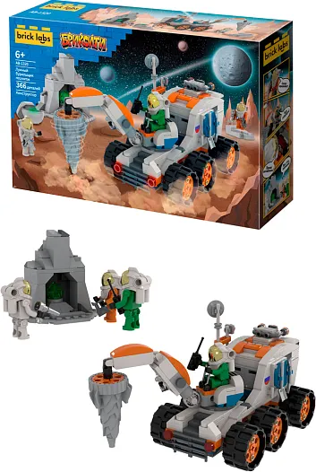 Изображение товара Конструктор Brick Labs Космос: Лунный бурильщик геологов / AB-1320