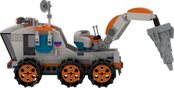 Изображение товара Конструктор Brick Labs Космос: Лунный бурильщик геологов / AB-1320