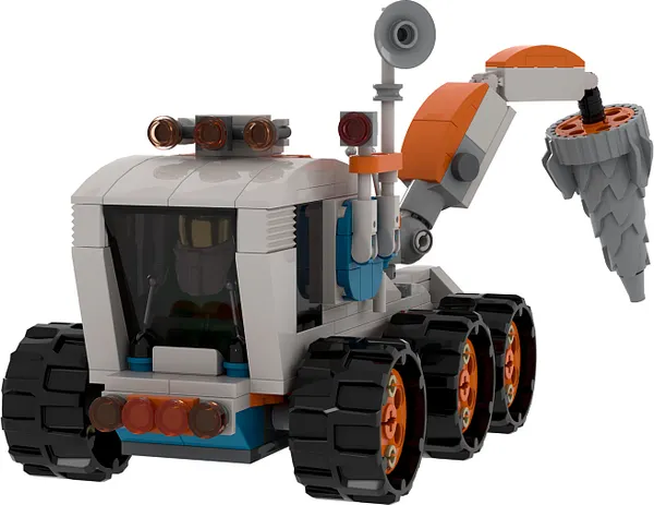 Изображение товара Конструктор Brick Labs Космос: Лунный бурильщик геологов / AB-1320