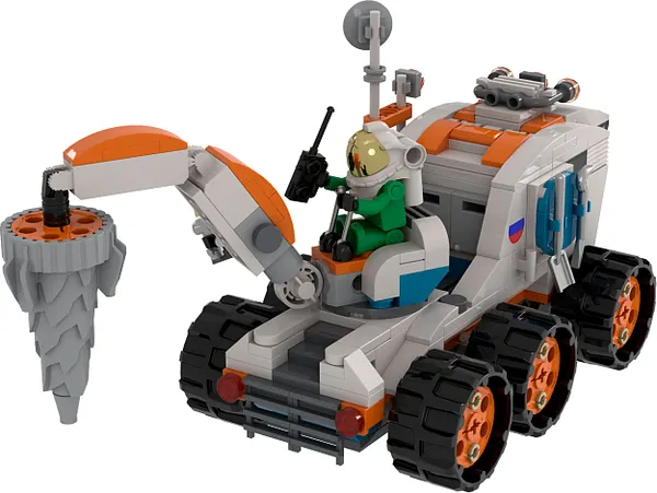 Изображение товара Конструктор Brick Labs Космос: Лунный бурильщик геологов / AB-1320