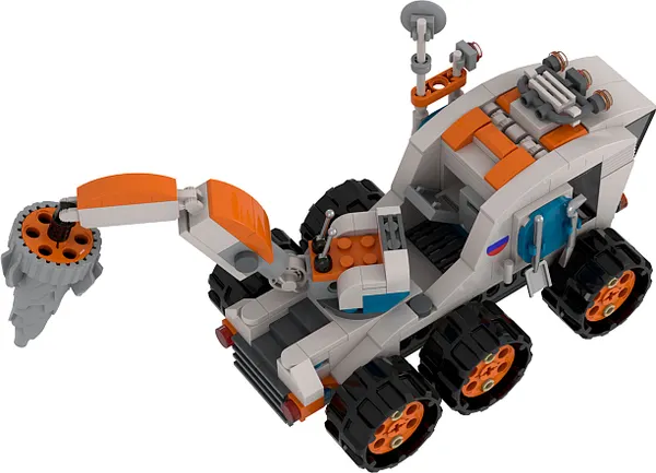 Изображение товара Конструктор Brick Labs Космос: Лунный бурильщик геологов / AB-1320