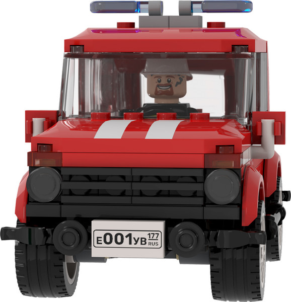 Изображение товара Конструктор Brick Labs Патрульный автомобиль пожарных Огнеборец / AB-1313