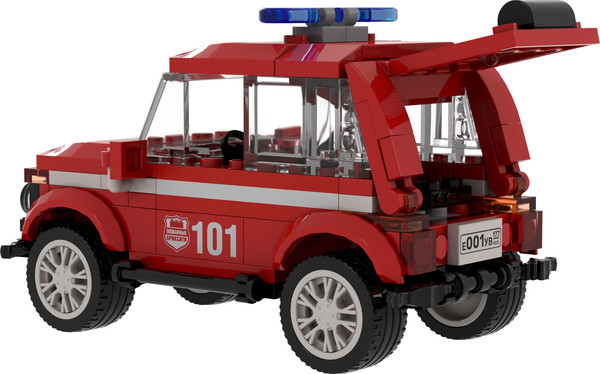 Изображение товара Конструктор Brick Labs Патрульный автомобиль пожарных Огнеборец / AB-1313